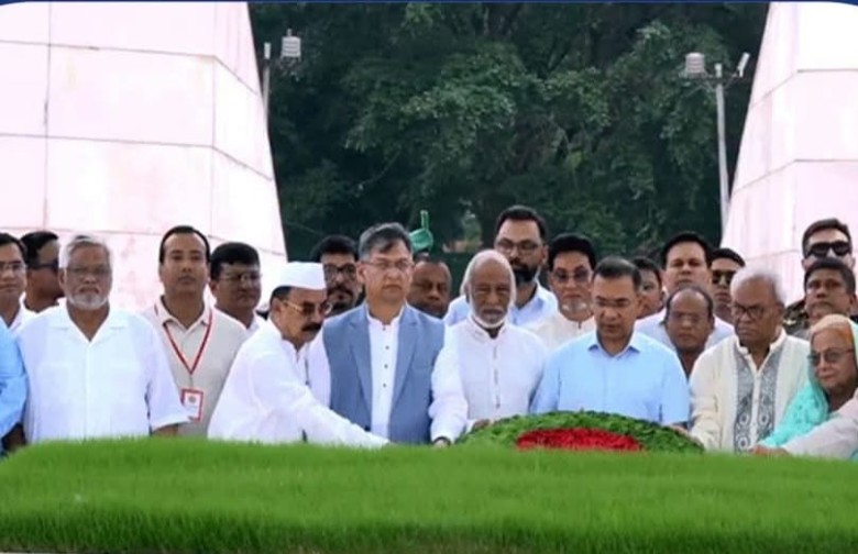 বিএনপির ৪৮তম প্রতিষ্ঠাবার্ষিকী  জিয়াউর রহমান ও খালেদা জিয়ার সমাধিতে প্রধানমন্ত্রীর শ্রদ্ধা